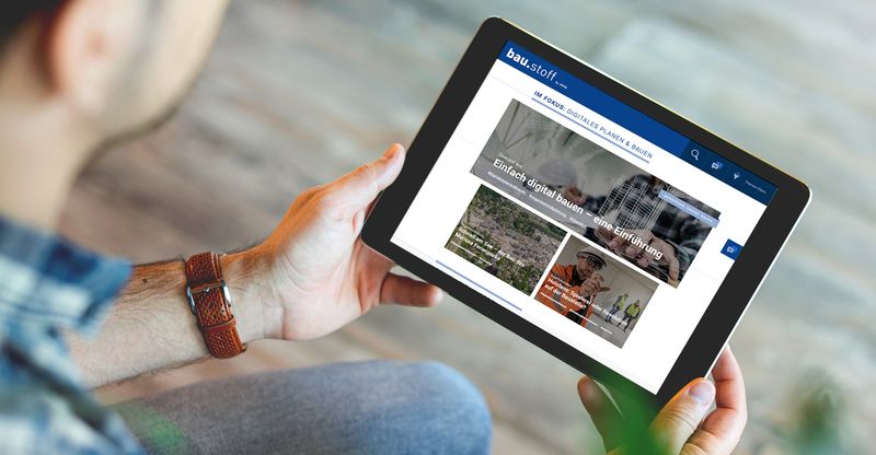 Digitales Kundenmagazin für Baustoffe