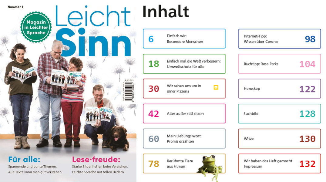 Magazin in leichter Sprache: »LeichtSinn«