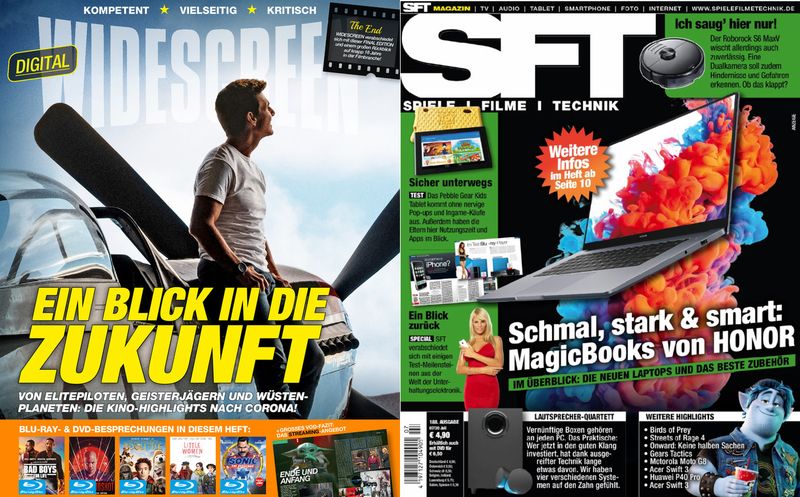 Eingestellt: »SFT« und »Widescreen«
