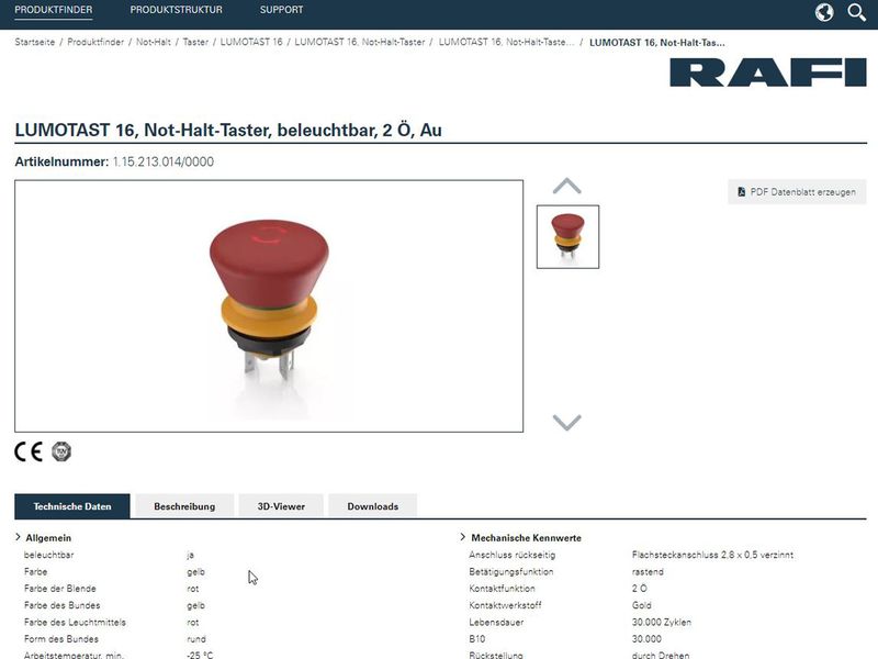 Online-Produktkatalog