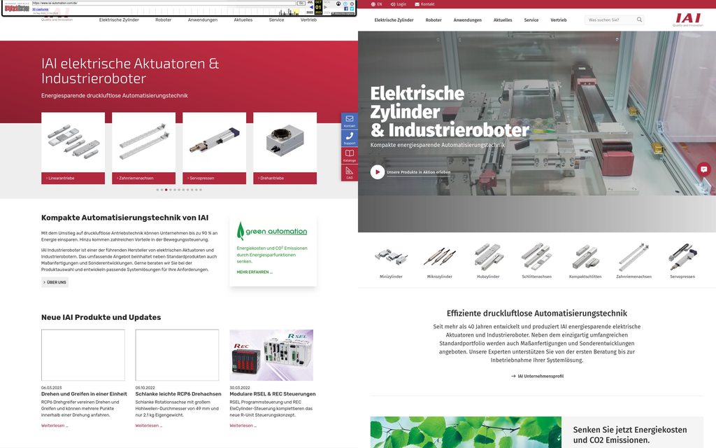 Neue Website von IAI beschleunigt den Weg zum Produkt
