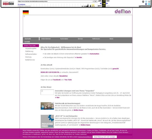 ... ohne substanzielle Überarbeitung (Screenshot aus 2018; Quelle: archive.org) ...