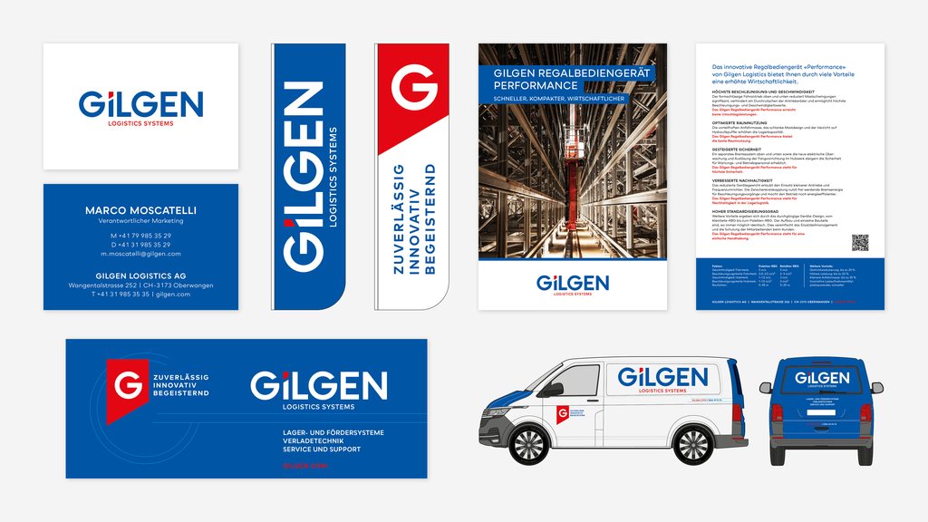 Gilgen Logistics stellt neues CD vor
