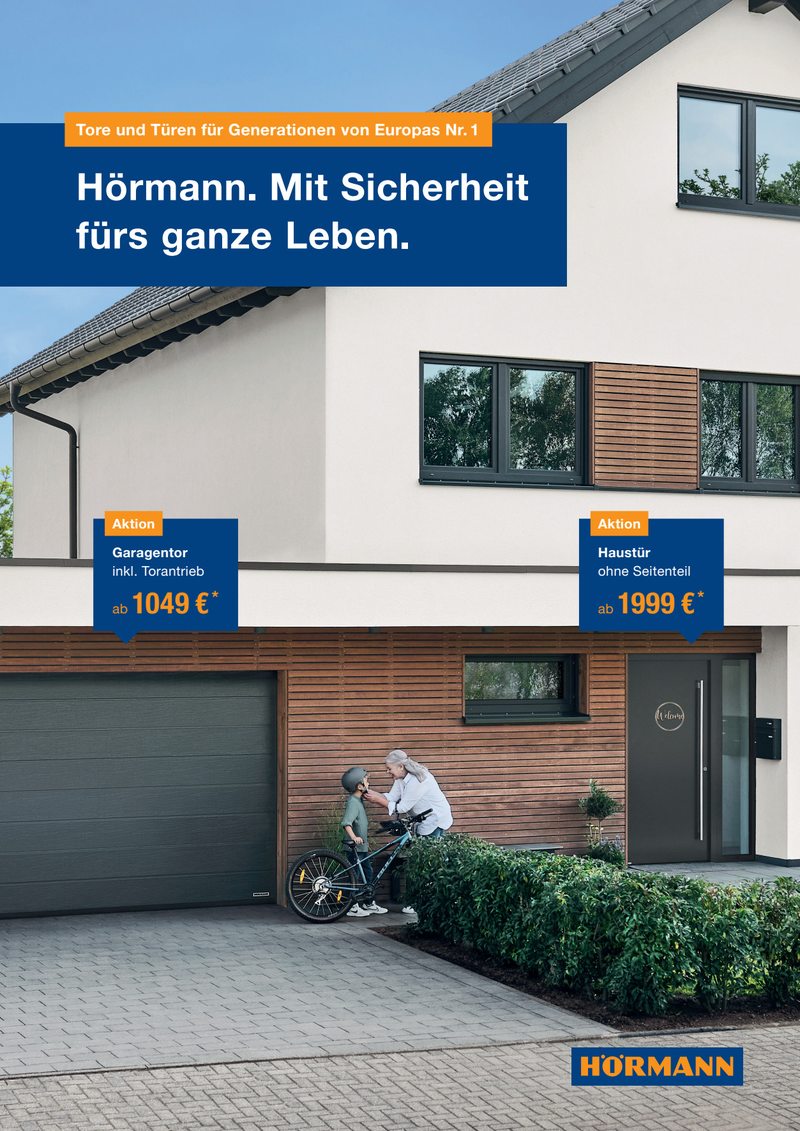 Emotionale Bild- und Videowelten zeigen alltägliche Situationen rund um Tore und Türen. Sie stellen dabei die Menschen mit ihren Emotionen in den Vordergrund (Bild: Hörmann).