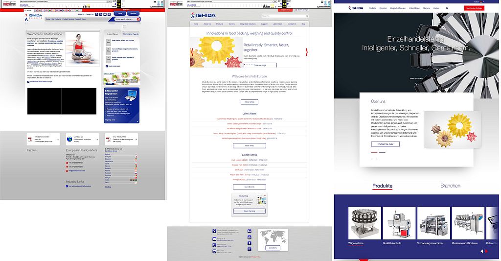 Website-Optimierung bei Ishida