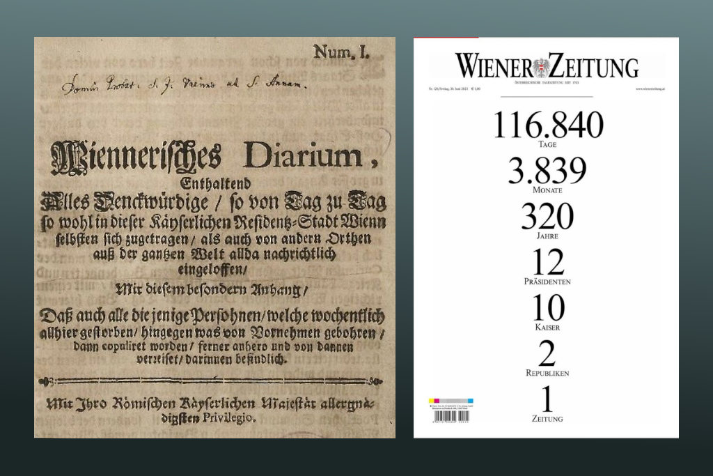 Eingestellt: Tageszeitung »Wiener Zeitung«