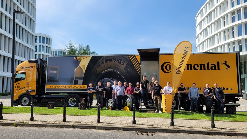 Continental tourt mit dem Showtruck wieder durch Europa