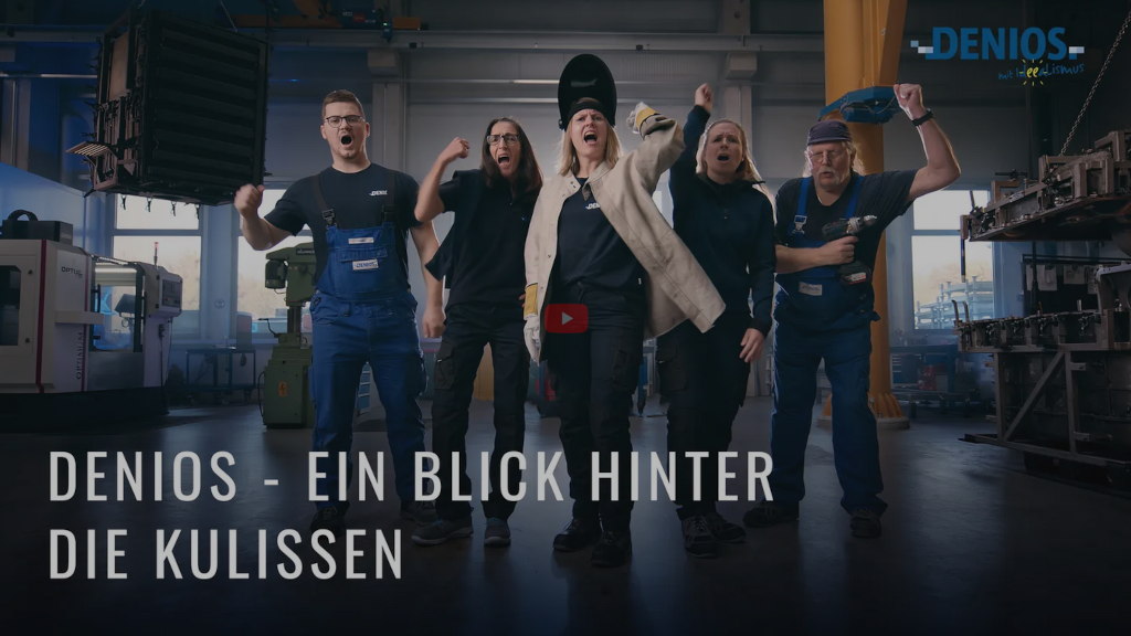Denios dreht Mitarbeiterfilm