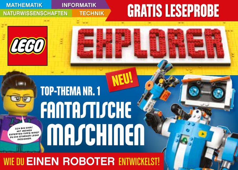 Neues Magazin für Kinder: »Lego Explorer«