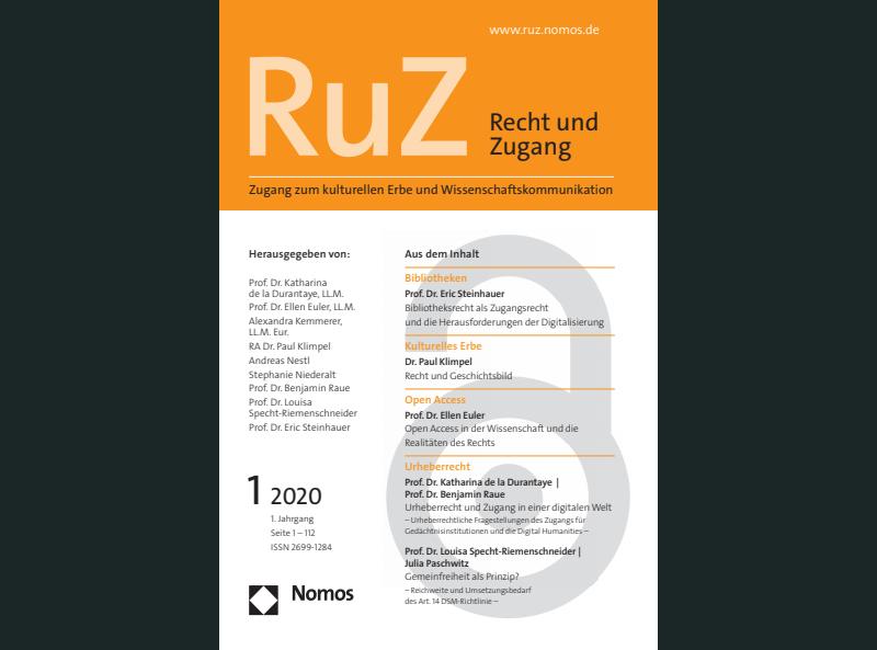 Neue Fachzeitschrift: »RuZ – Recht und Zugang«