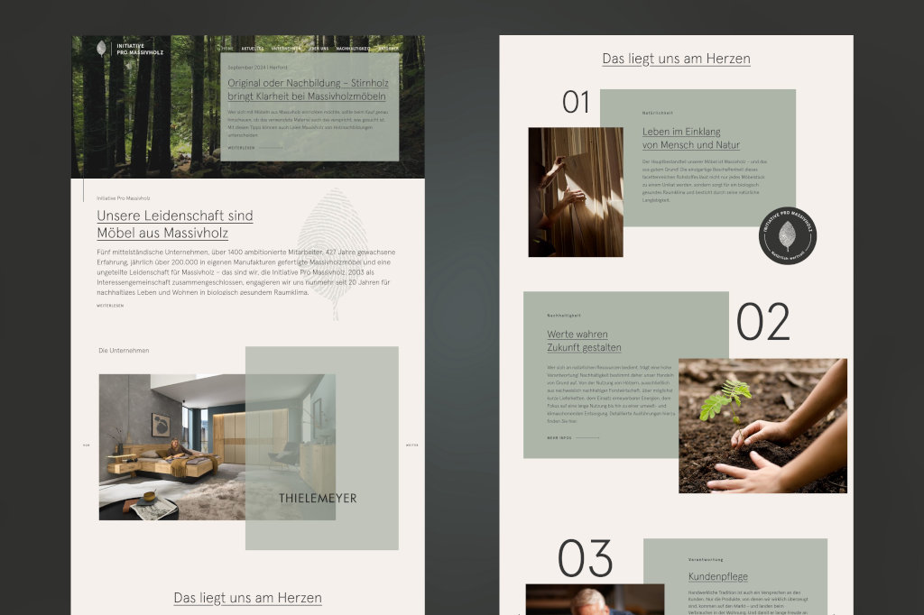 Initiative Pro Massivholz mit neuer Website