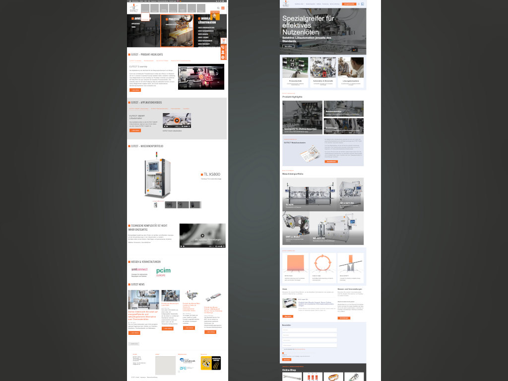 Eutect hat seine Website überarbeitet