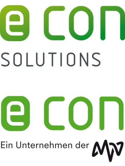 Das bisherige (oben) und das neue Logo (unten). Bild: econ