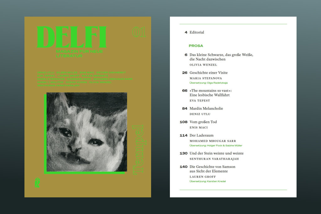 Neue Literaturzeitschrift: »Delfi«