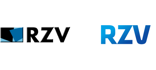 Links das alte, rechts das modernisierte Logo (Bilder: RZV).