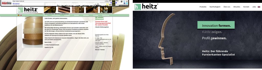 Heitz-Gruppe modernisiert CD und Websites