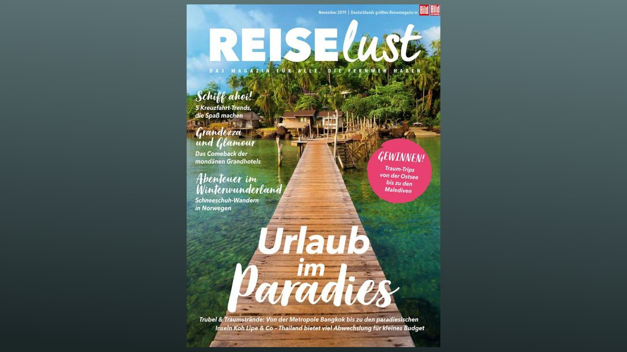 Neues Supplement: »Reiselust«