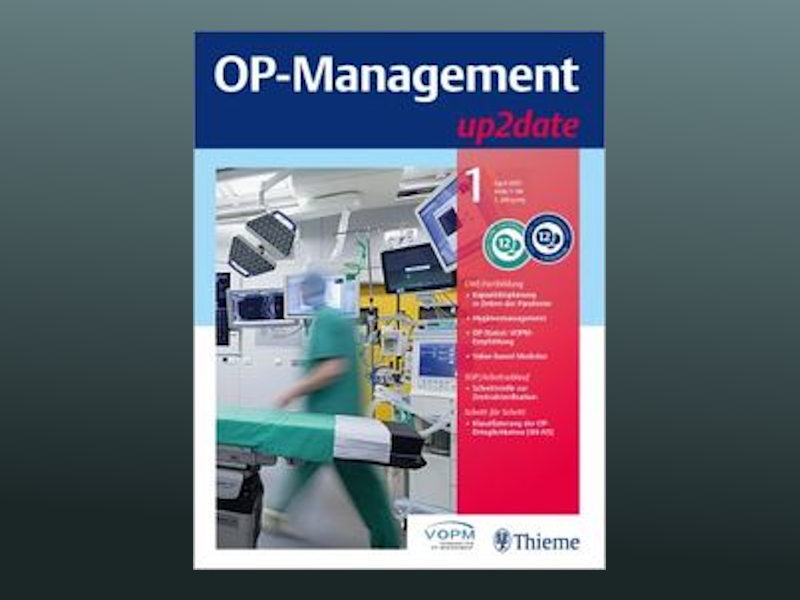 Neue Fachzeitschrift: »OP-Management up2date«