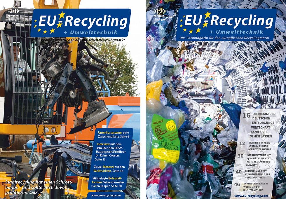 Redesign für Recycling-Fachzeitschrift