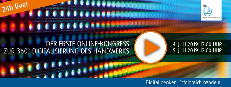Online-Kongress zur 360°-Digitalisierung des Handwerks